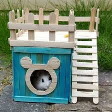 The easiest way to build an outdoor cat house is to use a plastic storage tub with a lid, like those sold at the hardware store. 21 Diy Small Animal Toys And Hide Outs Ideas Small Pets Diy Stuffed Animals Hamster Diy
