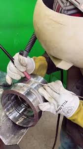 Training the future. Zachary Crum is working hard