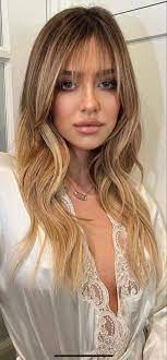 Soft Textured Waves With Curtain Bangs Delilah Belle In 2021 Effortless Hairstyles Bombshell Hair Hair Styles