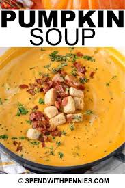 First time around i made it with oat milk as a sub for coconut, because i'm not a served with salad and crusty bread. Easy Pumpkin Soup With Canned Or Fresh Pumpkin Spend With Pennies