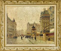 Marcel Brisson (French, b. 1915), oil