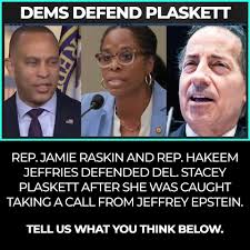 Why Are Dems Defending Stacey Plaskett? https://youtu.be/e1i0XKIo5qM