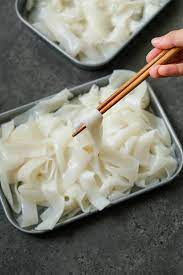 Add rice noodles and stir to separate; Homemade Fresh Flat Rice Noodles The Foodie Takes Flight