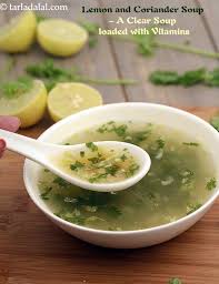Lemon And Coriander Soup Recipe Vitamin C Rich Recipe Recipe Coriander Soup Vegetarian Recipes Vegetarian Soup