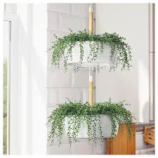 Bittergurka Hanging Planter White Ikea In 2020 Artificial Potted Plants Hanging Plants Indoor Hanging Planters