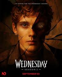 WEDNESDAY' Season 2 is only 7 days away. Darkness, obsession, and a new  game of survival begin September 3
