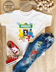 4 out of 5 stars. Elmo Inspired Sesame Street Birthday Outfit Match Your Etsy Boys Birthday Outfits Elmo Birthday Party Boy Sesame Street Birthday