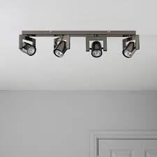 Lights Collection Theatre Black 4 Bar Spotlight Departments Diy At B Q 50 Room Diy Lamp Lights