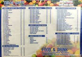 Selalu Diperbarui Menu Teras Cafe Grogol