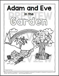Click print preview to make sure it will print out right. Adam And Eve In The Garden Coloring Pages Mamas Learning Corner