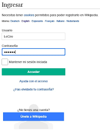 Te enviaremos una contraseña temporal para que puedas ingresar rápidamente contraseña no válida. Contrasena Wikipedia La Enciclopedia Libre