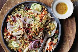 Kale salad with butternut squash, pomegranate, and pumpkin seeds the hearty bite of kale gets a sweet lift from cubes of roasted butternut squash, maple syrup, and juicy pomegranate seeds. 70 Substantial Salads That You Could Even Have For Dinner