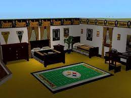 These pages and posts will provide you with endless affordable and. Mod The Sims Pittsburgh Steelers Bedroom And Living Room For My Best Friend
