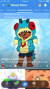 Leon is a legendary brawler who has the ability to briefly turn invisible to his enemies using his super. Dragon Leon Skin Brawl Stars Amino
