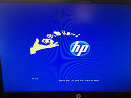 As soon as you see the booting screen, press any key to boot up from the installation media. Solved Stuck At The Screen With Words Press The Esc Key For Startu Hp Support Community 5765917