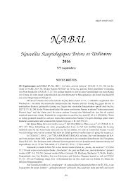 Pdf Marduks Reisen Eine Neue Chronologische Betrachtung