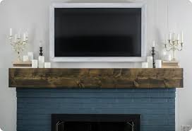 With fireplace mantels 50 to 60 inches high, placing the tv above the fireplace raises the screen viewing height too high. How To Build A Cheap And Easy Tv Frame That Swivels Lovely Etc