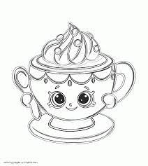 Free, and download it for a computer. Free Shopkins Coloring Pages Tiny Teacup Coloring Pages Printable Com