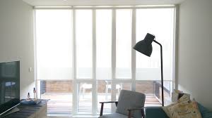 Sunscreen Roller Blinds In Modern Living Room Floor To Ceiling Windows Brockley Blindsandcurtainsidea Curtains With Blinds Wooden Blinds Living Room Blinds
