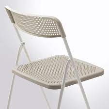 Torparo Chair In Outdoor Foldable White Beige Ikea Chair Ikea Beige Chair