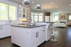 semi custom: the modern white kitchen