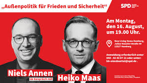 Born 19 september 1966) is a german politician who has served as the minister of foreign affairs in the fourth cabinet of angela merkel since 14 march 2018. Anderung Aussenpolitik Fur Frieden Und Sicherheit Ohne Heiko Maas Niels Annen