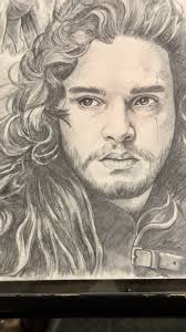 Jon Snow Sketch: A Creative Tribute to Game of Thrones