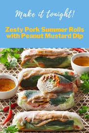 Got leftover pork tenderloin, roast, or ribs? Zesty Pork Summer Rolls Saskatchewan Pork Development Board Recipe Clean Eating Recipes Great Appetizers Light Recipes