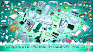 Complete Home Interior Pack 3d Interior Unity Asset Store House Interior Interior Luxury Furniture Brands