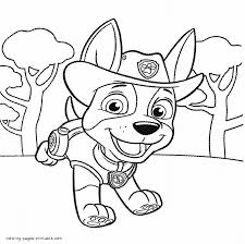 Click the adorable paw patrol skye coloring pages to view printable version or color it online (compatible with ipad and android tablets). Tracker Paw Patrol Coloring Sheet Novocom Top