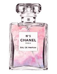 Chanel perfume ,pink leaves mixed media by green palace. Chanel Pink Bottle Off 73