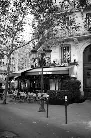 Black And White Cafe Wallpaper Paris In Black And White Every Day Parisian In 2020 Black And White Picture Wall Paris Black And White Black And White Wallpaper