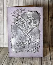 Flower metal cutting dies scrapbooking embossing paper cards album craft die cut. Crafting Ideas From Sizzix Uk Lucky Man Tim Holtz Cards Embossed Cards Valentines Cards