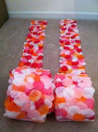 My Orange And Pink Rose Petal Aisle Runner Weddingbee Diy Projects Rose Petal Aisle Diy Wedding Aisle Runner