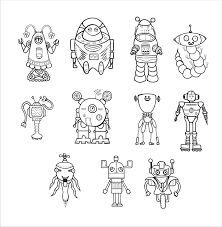 Here you can select the images of robots that you like, and then download or print them in a4 format for free. Robot Coloring Pages For Preschoolers