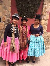Cholitas Lapaz Bolivia Indigenous Fashion Traditional Dresses Fashion