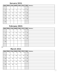 Free printable 2021 calendars in adobe pdf format (.pdf). Printable Calendar With Notes On Side