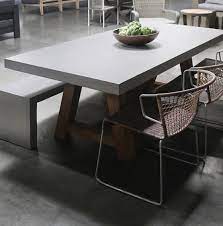 Concrete Dining Table Sophia Dining Chair Concrete Dining Table Wicker Dining Chairs Outdoor Dining Set