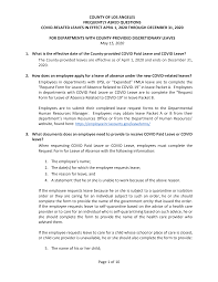 Your information is private and will not be shared. Https Employee Hr Lacounty Gov Wp Content Uploads 2020 05 Faq Covid Leaves Discretionary Leaves Rev 5 17 20 Pdf