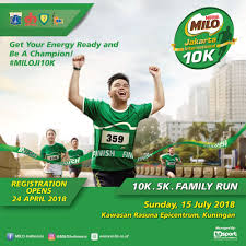 Tiket.com kudus relay marathon 2019. Milo Jakarta International 10k 2018 Lariku Info