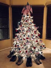 Red White And Blue Patriotic Christmas Tree Patriotic Christmas Tree Unique Christmas Trees Patriotic Christmas Decorations