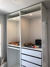 Find out how to use curtains to divide a room, hide your storage or home office, create a feeling of luxury and more. Hacking The Ikea Pax Into A Fully Custom Closet Erin Kestenbaum