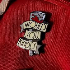 Bioshock Would You Kindly Would You Kindly 1 5 Hard Enamel Pin Hard Enamel Pin Enamel Pins Hard Enamel