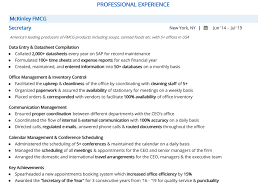 Every section has a unique purpose. Secretary Resume 2020 Guide With 10 Secretary Resume Examples