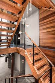 Black Cable Railing Berkshires Ma Keuka Studios Railing Design Staircase Railing Design Cable Railing