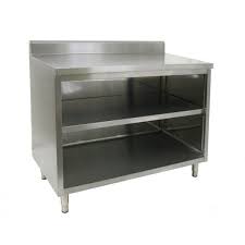 Finally Found What I Was Looking For Commercial Kitchen Dish Cabinet With Backsplash Stainless Steel Cabinets Steel Storage Cabinets Steel Cabinet