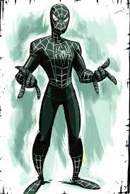 Black And Green Spiderman Suit Pin Em Spiderman