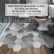 waterproof bathroom floor stickers,peel