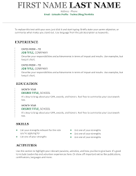 It's easy to use and customize. 20 Free Word Resume Templates Download Now