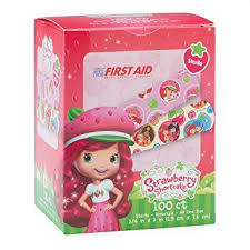 First Aid Strawberry Shortcake Bandages 10851 Box 100 Walmart Com In 2021 Advent Calendars For Kids Toy Cars For Kids Strawberry Shortcake